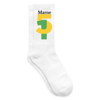 Mergel - Tennissocken - Weiß - Rechts