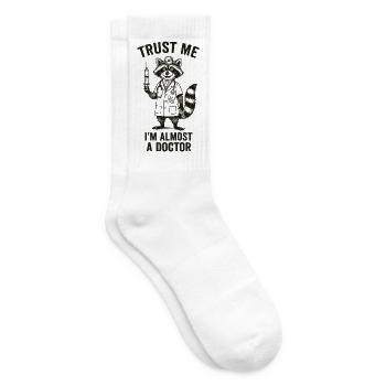 Glaub mir, ich bin fast ein Arzt - Tennissocken - Weiß - Rechts