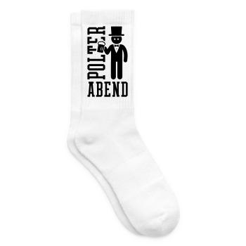 Bachelor party groom - Tennis socks - white - Right