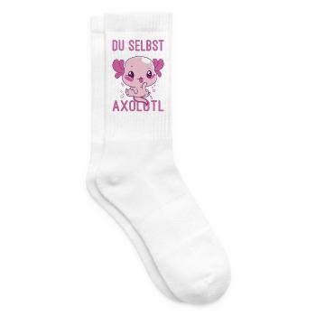 Dictons drôles, tenues amusantes, ironie, sarcasme - Chaussettes de tennis - blanc - Droite