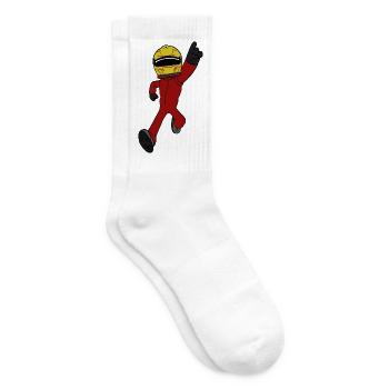 racing driver - Tennis socks - white - Right