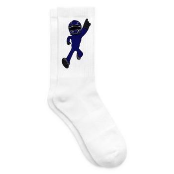 pilote de course - Chaussettes de tennis - blanc - Droite