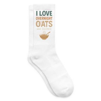 Porridge Breakfast Culture Overnight - Tennis socks - white - Right