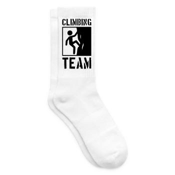 Climbing Team Mountains Climbing - Tennis socks - white - Right