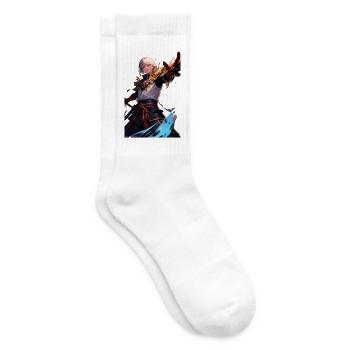 Samouraï des Éléments Maître du Feu et de la Glace - Tennis socks - white - Right