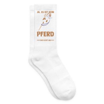 Steckenpferd Hobbyhorse Hobby Horsing - Tennissocken - Weiß - Rechts