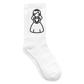 princess - Tennis socks - white - Right