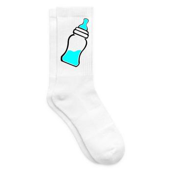 Baby bottle - Tennis socks - white - Right