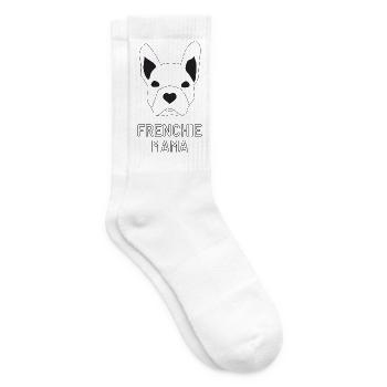 frenchie mama - Tennissocken - Weiß - Rechts