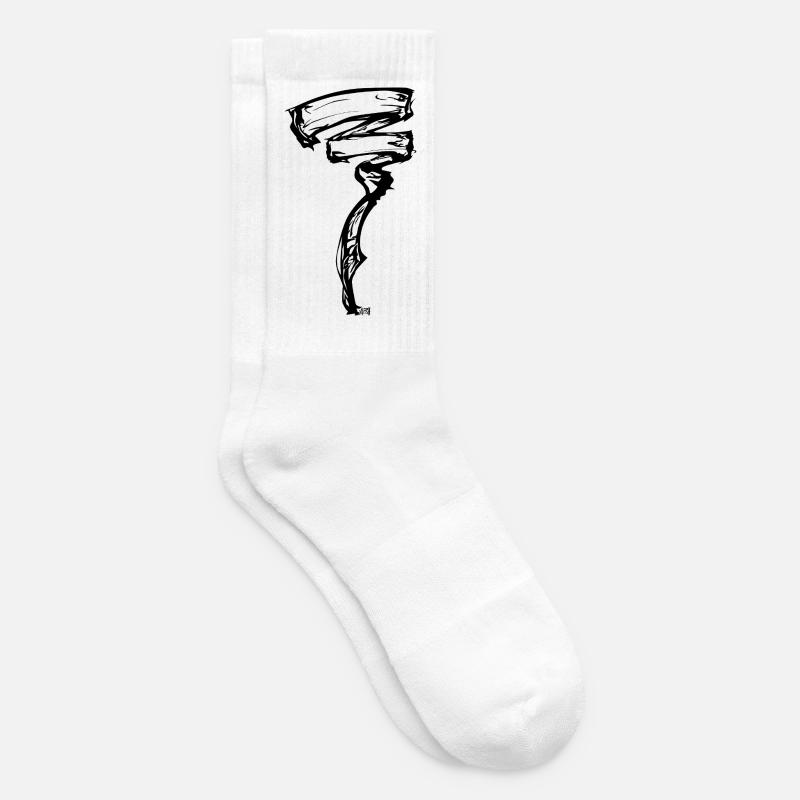 Energetic wind - Tennis socks - white