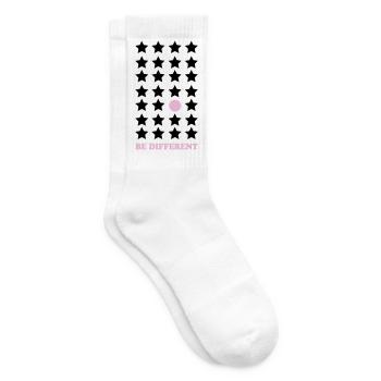 Be Different – Pastel Point Be Different - Tennis socks - white - Right