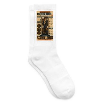 Der Redegewandte – gute Worte öffnen Türen   - Tennissocken - Weiß - Rechts
