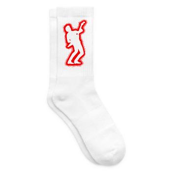 Guitariste Hommes, Enfants, Garçons, Guitare - Chaussettes de tennis - blanc - Droite