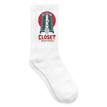 Closet Nightmares – Monster im Schrank - Tennissocken - Weiß - Rechts