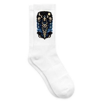 Nachtwald Wächter Sigil - Tennissocken - Weiß - Rechts