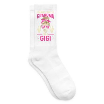 Im A Grandma I Do What I Want Nana Mimi Gigi - Tennissocken - Weiß - Rechts