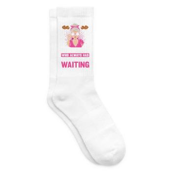 Just a Grandma Nana Mimi Gigi Grammy Grandmother - Tennissocken - Weiß - Rechts