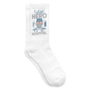 Anesthesiologist Silent Hero Anesthesia - Tennissocken - Weiß - Rechts