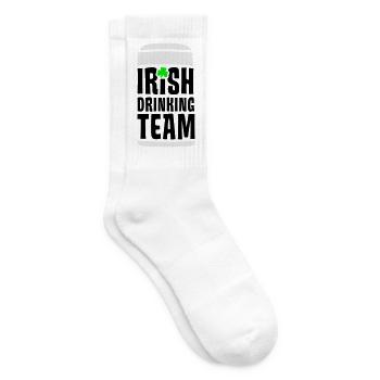 irish drinking team - Tennissocken - Weiß - Rechts