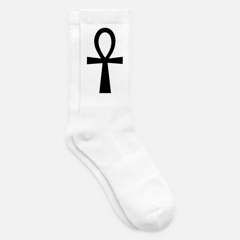 ankh symbol - Chaussettes de tennis - blanc