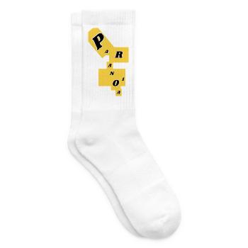 Paranoia-Rätsel-Glyphen - Tennissocken - Weiß - Rechts