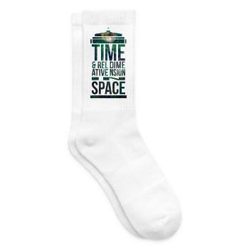 TARDIS - Chaussettes de tennis - blanc - Droite