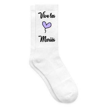 FUTURE MARIEE. EVJF. MARIEE. TEAM. TEAM MARIEE - Chaussettes de tennis - blanc - Droite