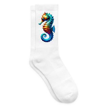 Seahorse - Tennis socks - white - Right