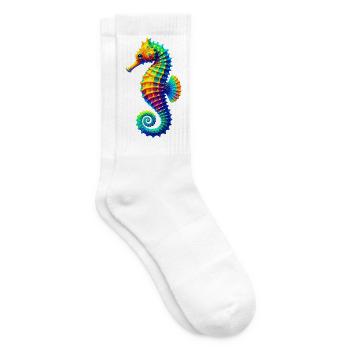 Seahorse - Tennis socks - white - Right