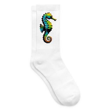 Seahorse - Tennis socks - white - Right