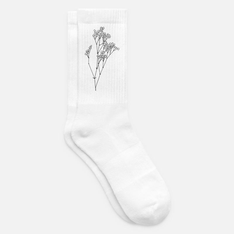 Haleine délicate de bébé - Chaussettes de tennis - blanc