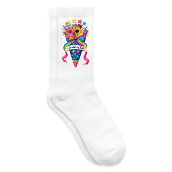 Einschulung 2026 Schultüte - Tennissocken - Weiß - Rechts