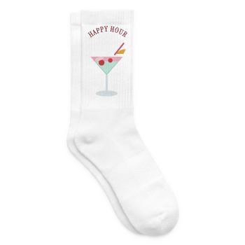 Happy Hour - Tennissocken - Weiß - Rechts