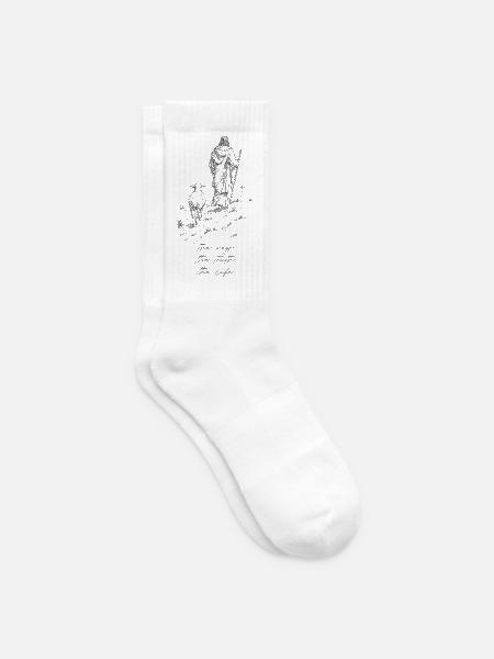 Jesus – Der Weg - Tennissocken - Weiß
