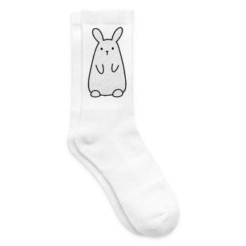 Lustiger Hase - Tennissocken - Weiß - Rechts