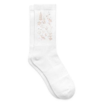 WIESENPFLANZEN - Tennissocken - Weiß - Rechts