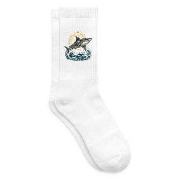 Guardian_Shark - Tennissocken - Weiß - Rechts