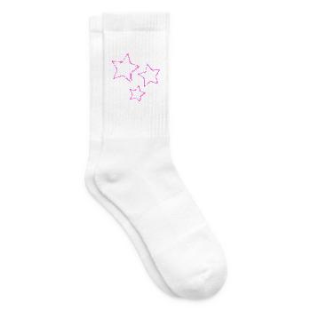 HERZ. PAAR. ICH HABE GERADE GEHEIRATET. Junggesellinnenabschied. VALENTINSTAG. - Tennissocken - Weiß - Rechts