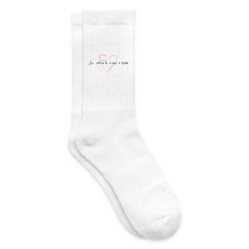 Love would be a nice surprise - Tennissocken - Weiß - Rechts