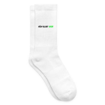 Koeln_bleibt_gruen_-_ - Tennis socks - white - Right