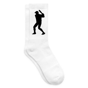 Baseball-Player - Tennissocken - Weiß - Rechts