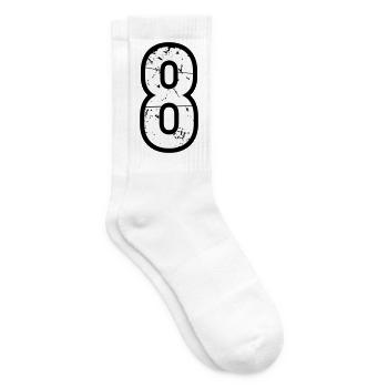 8 - Chaussettes de tennis - blanc - Droite