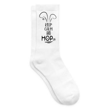 Easter - Tennis socks - white - Right