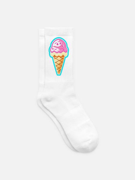 Eis - Tennissocken - Weiß