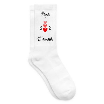 FROHER VATERTAG. PAPA. VATERTAG. VATER - Tennissocken - Weiß - Rechts