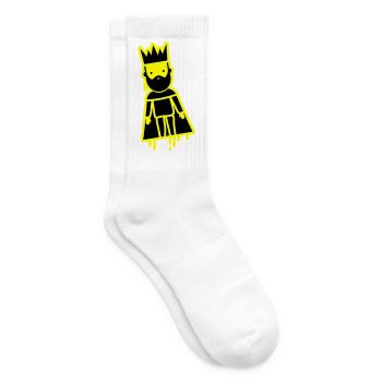 King Majesty - Tennis socks - white - Right