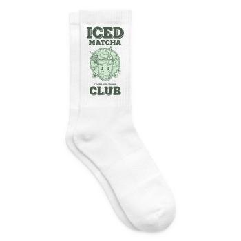 Iced Matcha Club Crafted With Tradition Matcha - Tennis socks - white - Right
