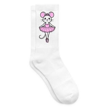 ballerina mouse - Tennis socks - white - Right