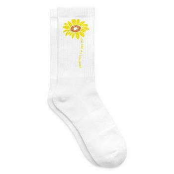 Sunflower Pup Emblem - Tennis socks - white - Right