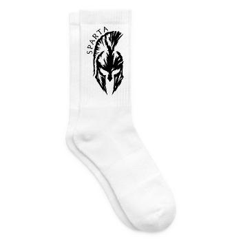 Sparta Spartan Helmet – Ancient Warrior Fitness - Tennis socks - white - Right